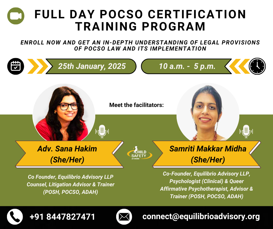 POCSO certification Workshop