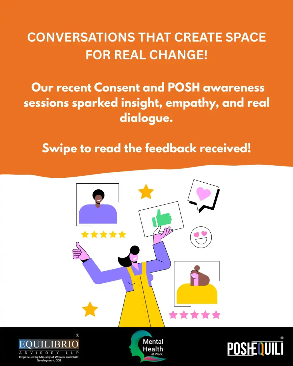 Grateful for the opportunity to facilitate two awareness sessions