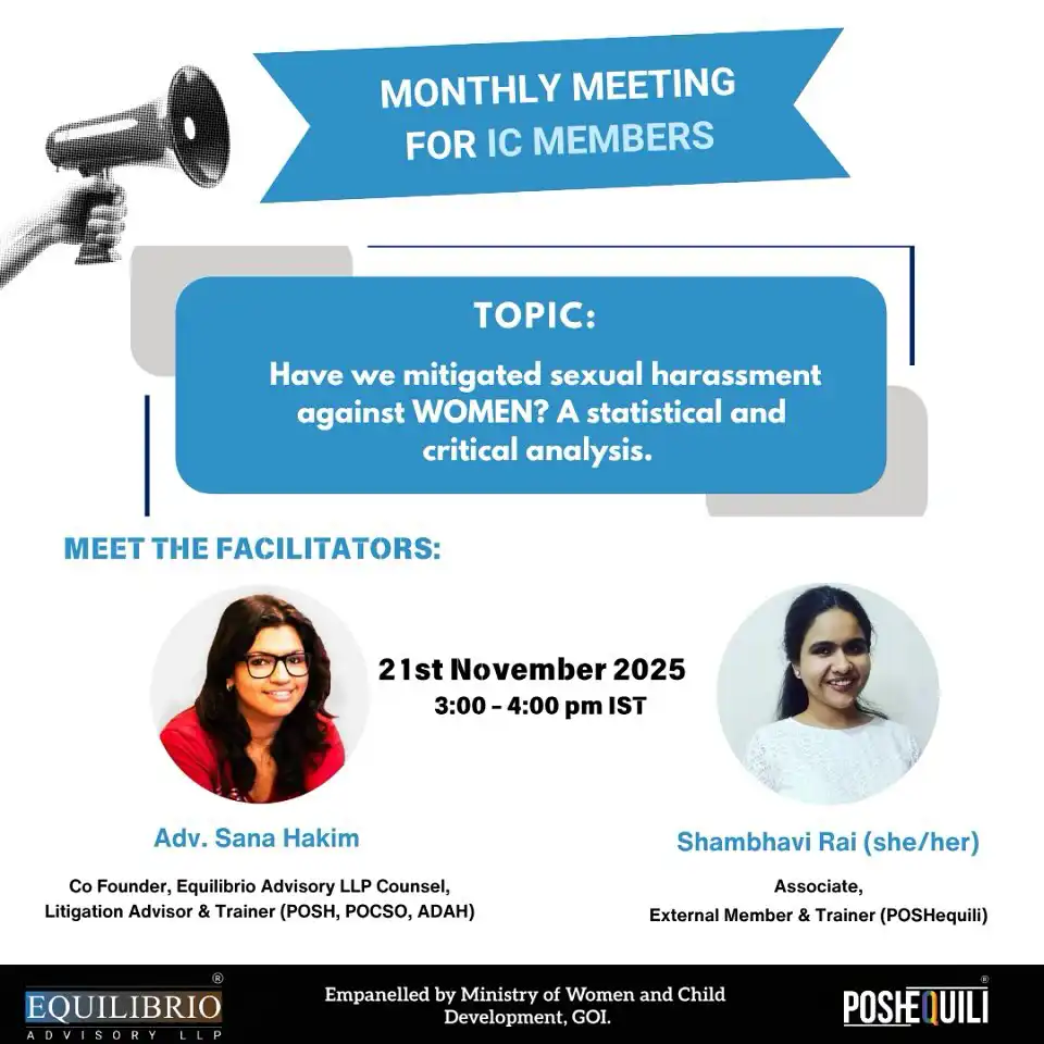 Internal Committee IC members in their attempt to create a safe and inclusive workplace