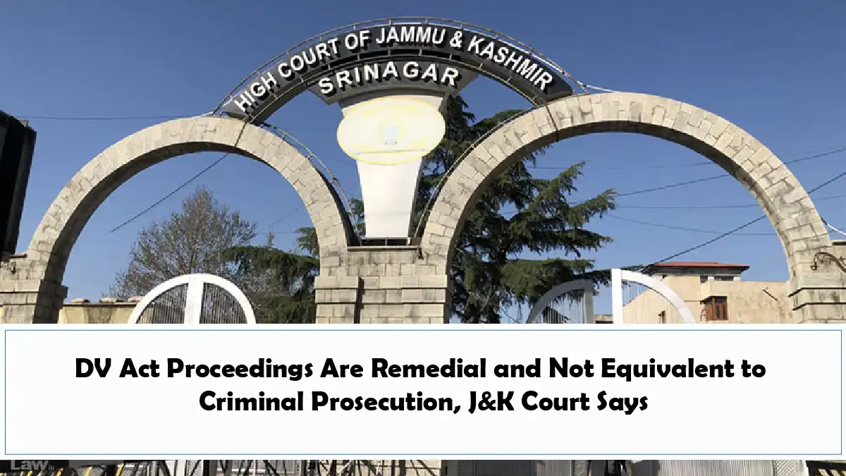 DV Act Proceedings Are Remedial and Not Equivalent to Criminal Prosecution and judgement copy is pertaining to this article