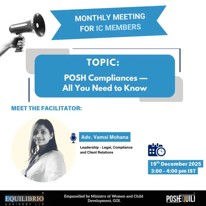 POSH Compliances — All You Need to Know 18th Dec 2025