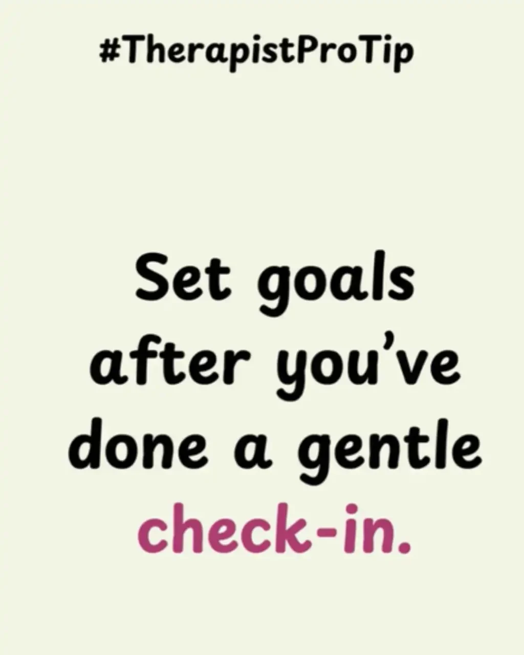 January Therapist Tip 30th Jan 2026