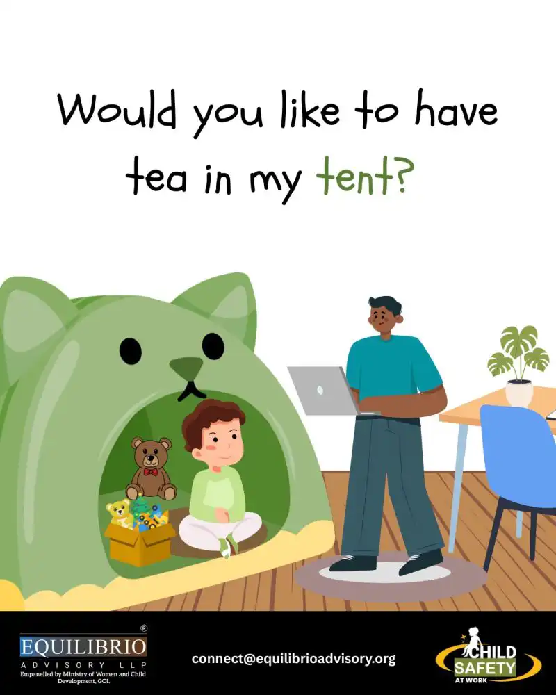 child has built a tent or a fort sometime 20th feb 2026