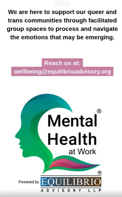 we are here to support queer and trans community 24th April 2026