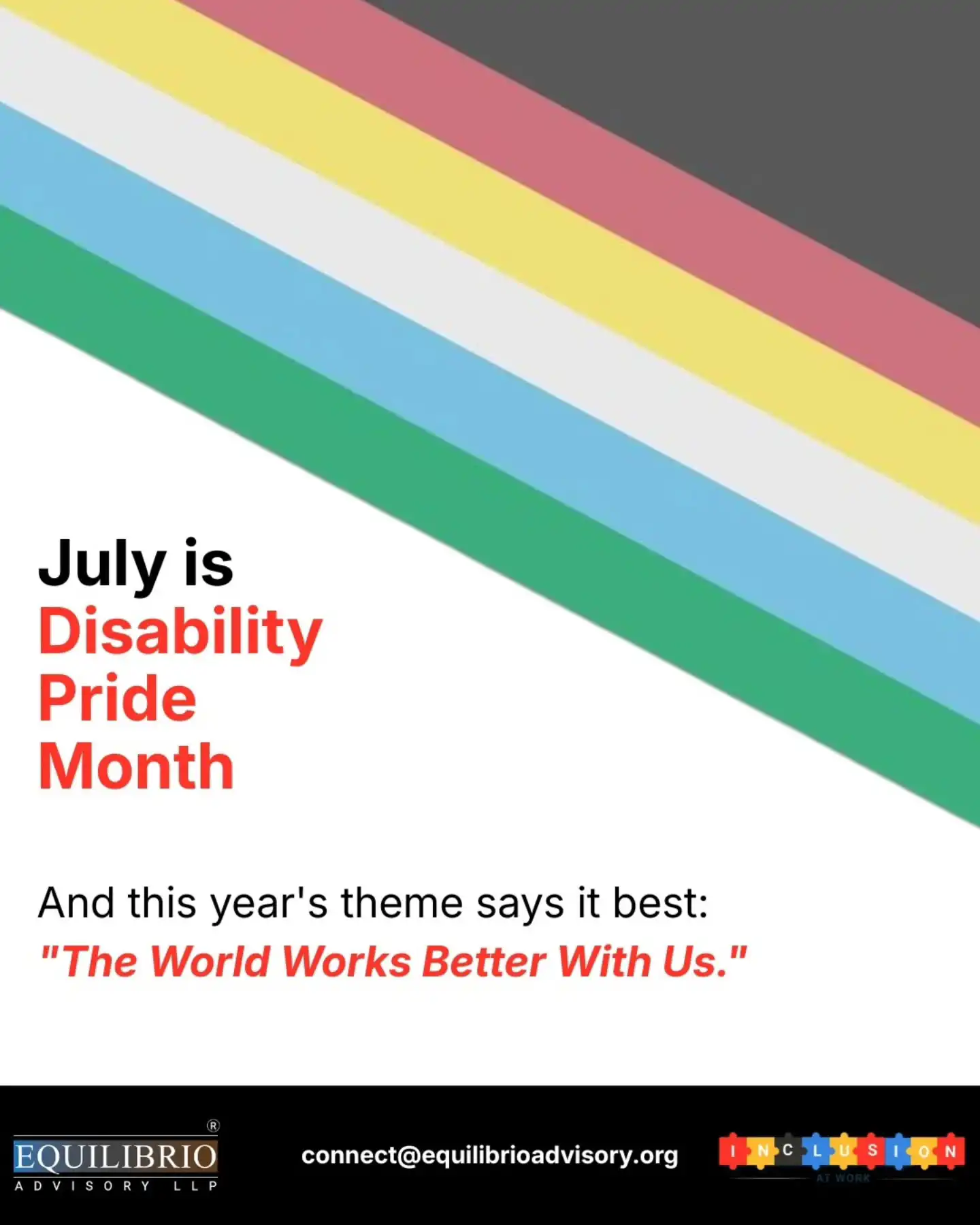 July is Disability Pride Month and this years theme says it best 3rd july 2026