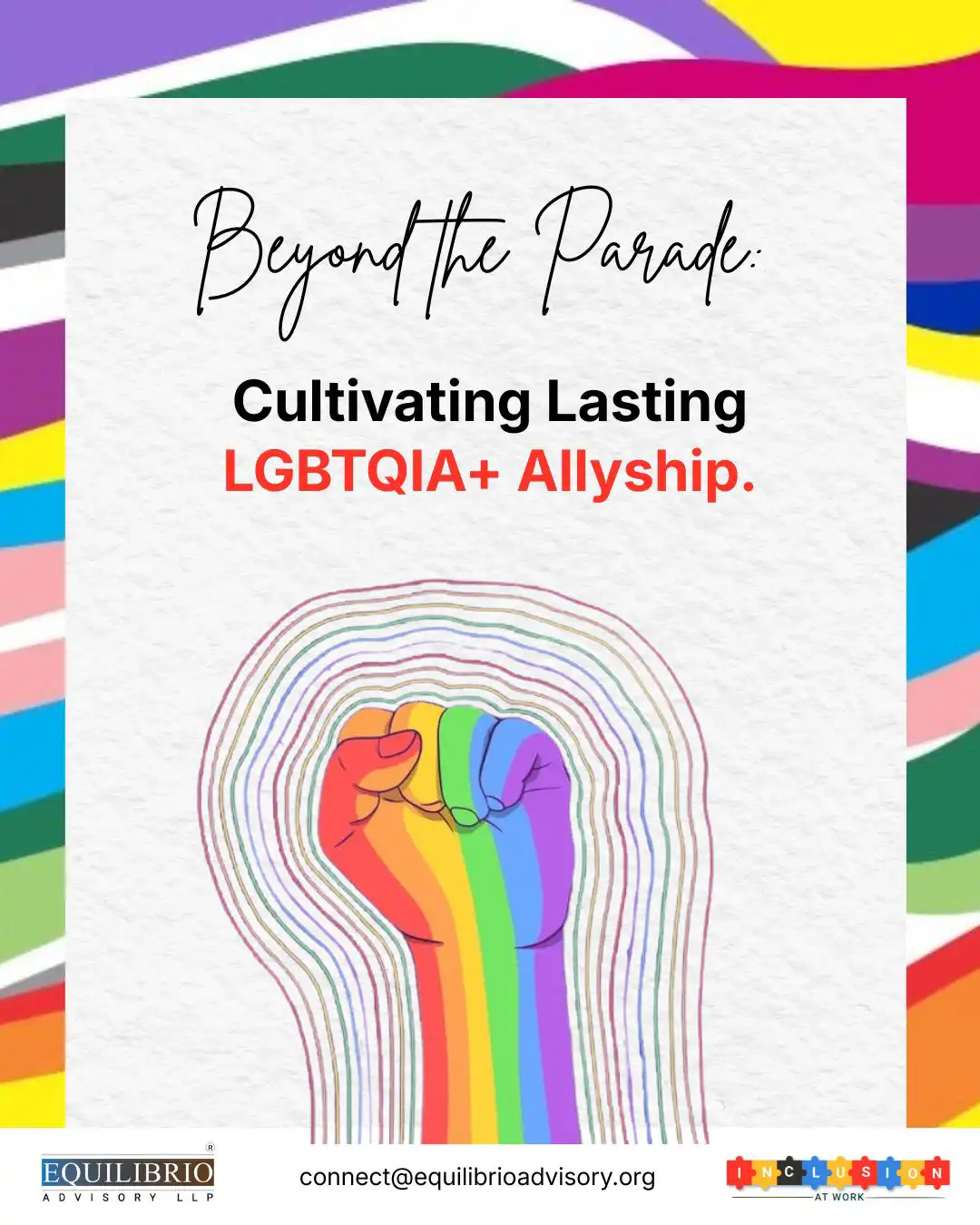 Pride month may be wrapping up but our commitment to supporting the LGBTQIA community must continue year round 3rd july 2026