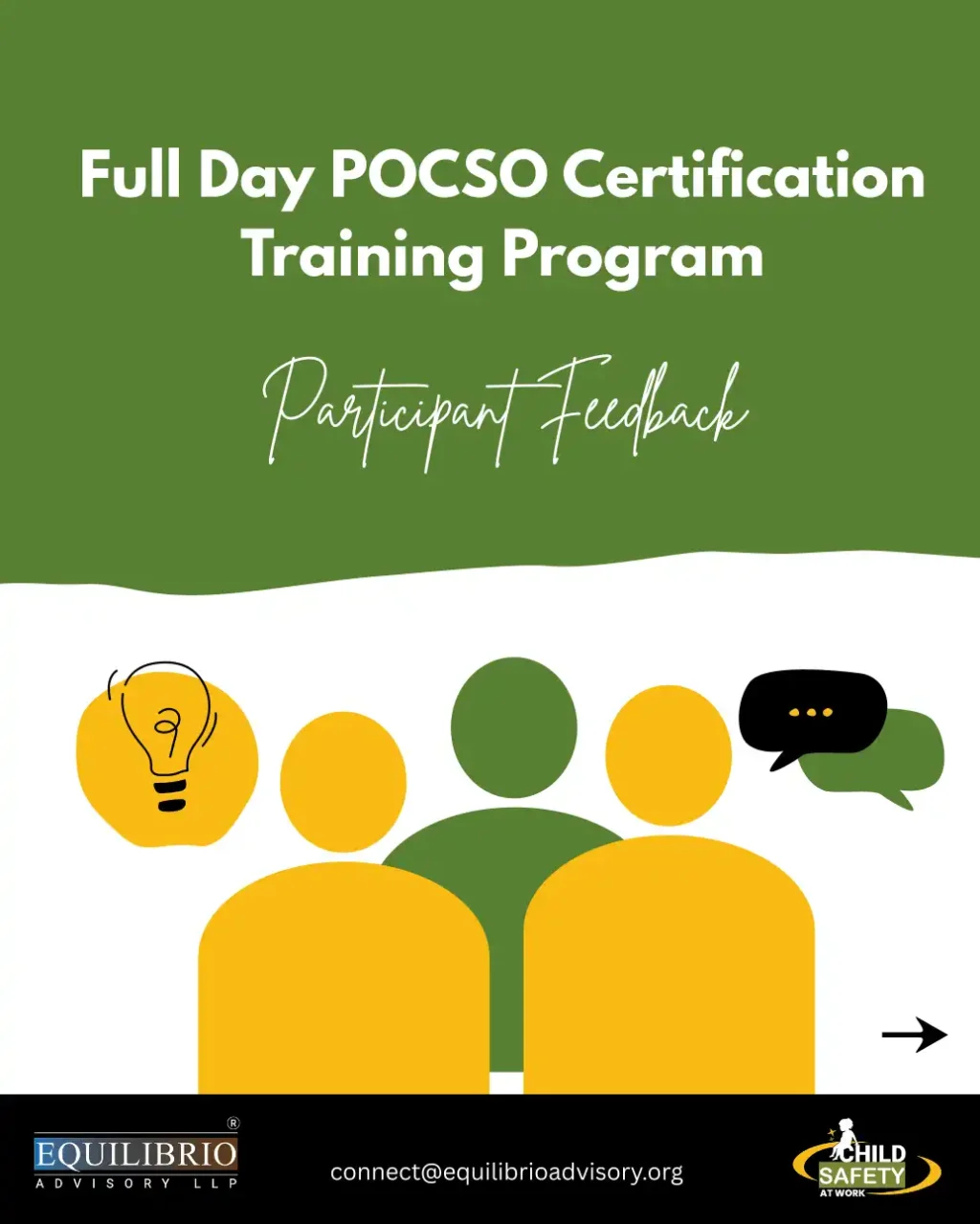 what participants of our Full Day POCSO Certification Training Program 2026 had to say in their own words 7th aug 2026