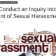 How to Conduct an Inquiry into a Complaint of Sexual Harassment