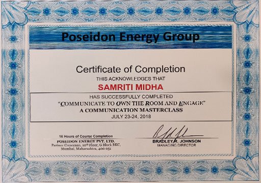Communication Masterclass Poseidon Energy Group