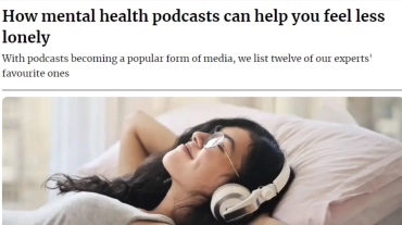 How mental health podcasts can help, you feel less lonely