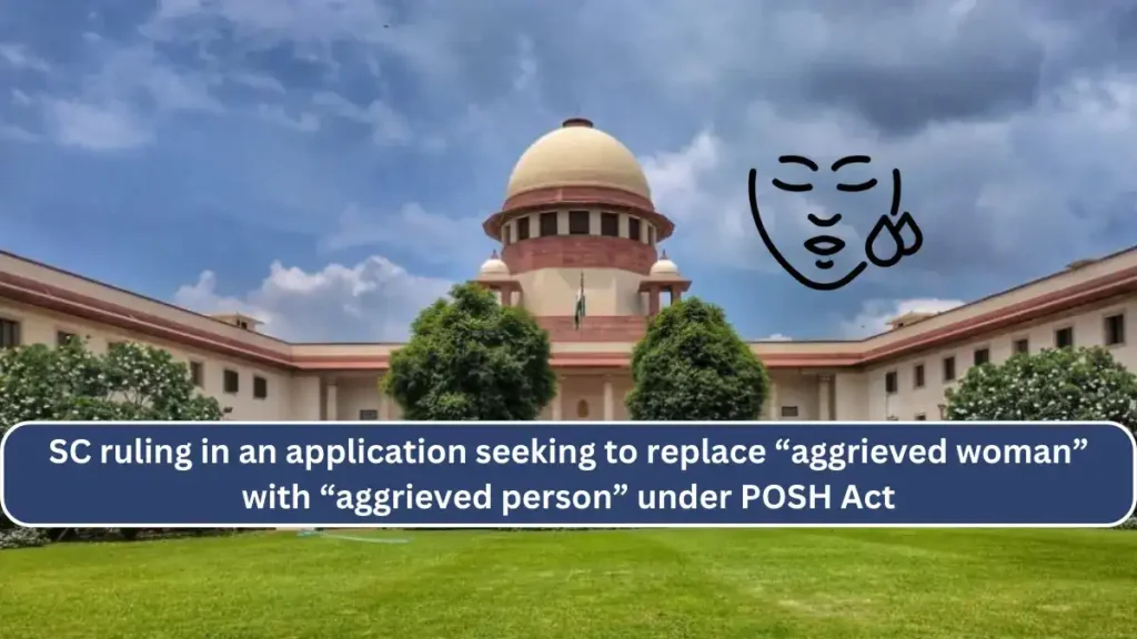 replace aggrieved woman with agg