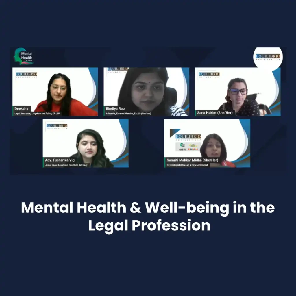 Mental Health Well being in the Legal Profession Live