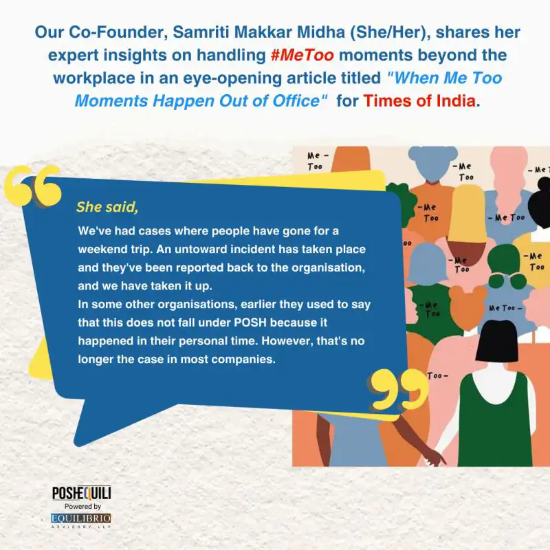 Our Co Founder Samriti Makkar Midha shares her thoughts on addressing