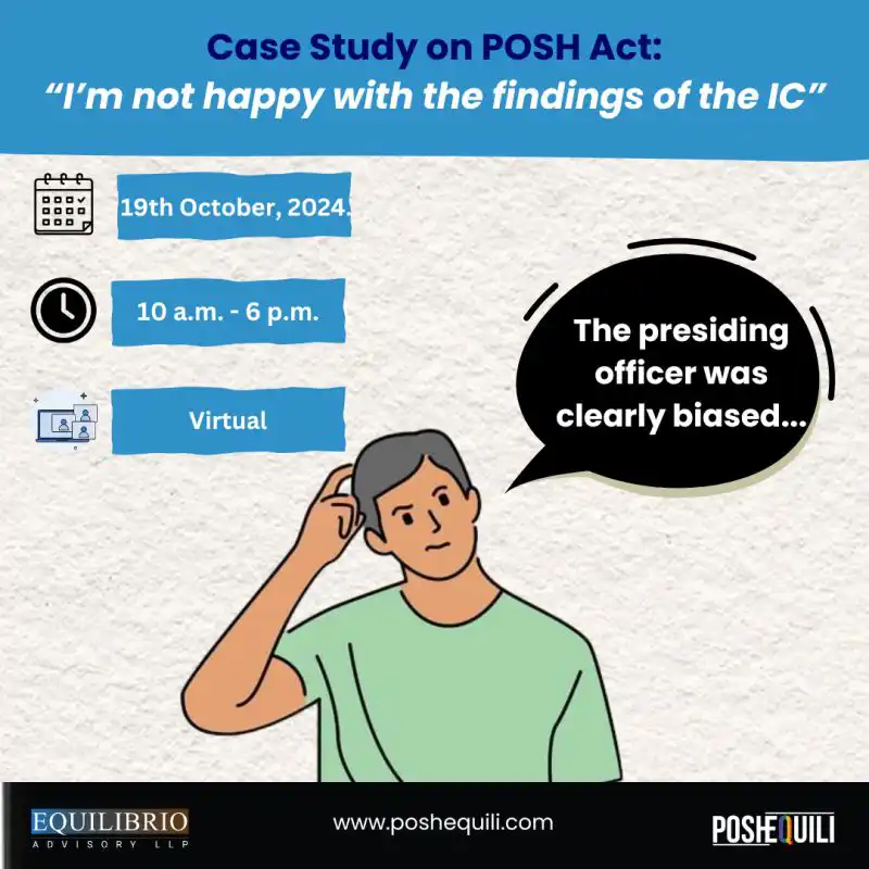 Internal Committee and blames the Presiding officer of being biased