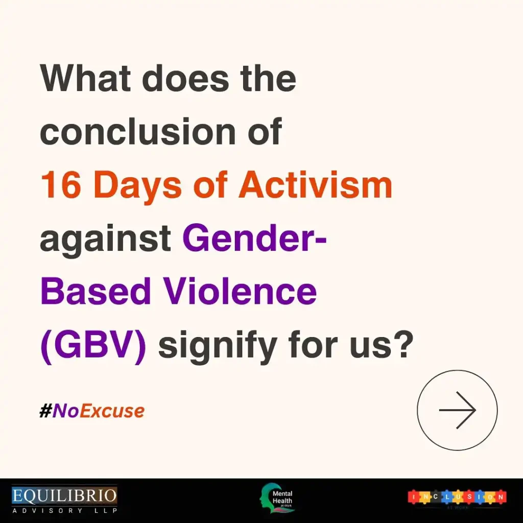 16 Days of Activism campaign against Gender Based Violence came to a close on December 10