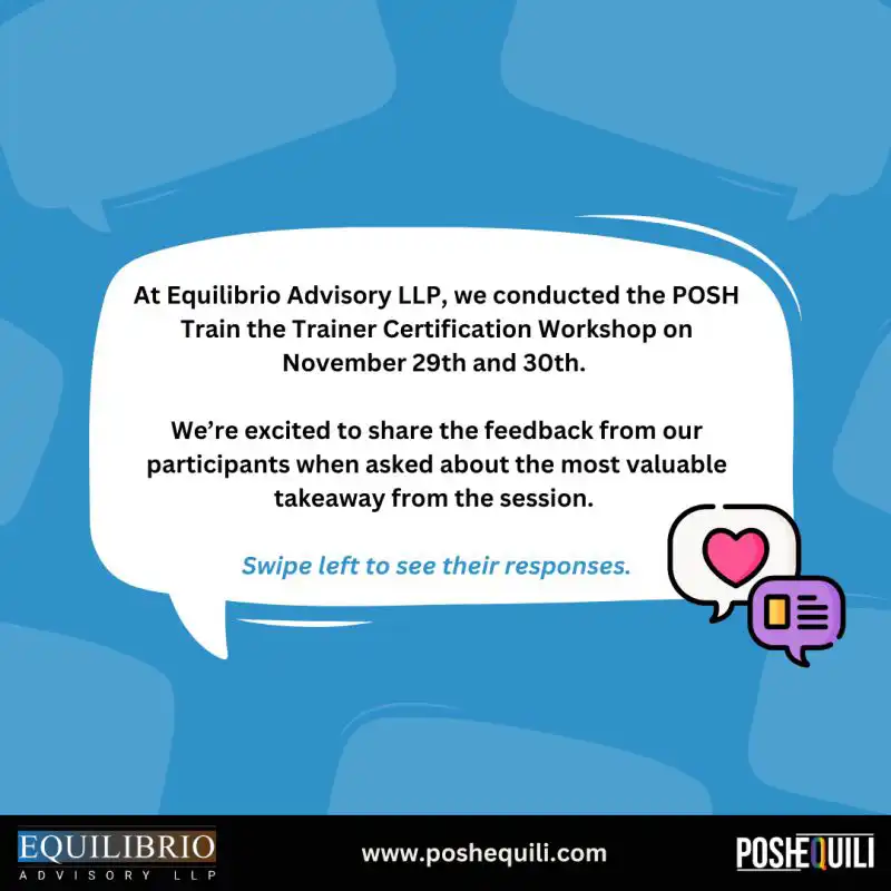 feedback of Trainer Certification Workshop held on November 29th and 30th