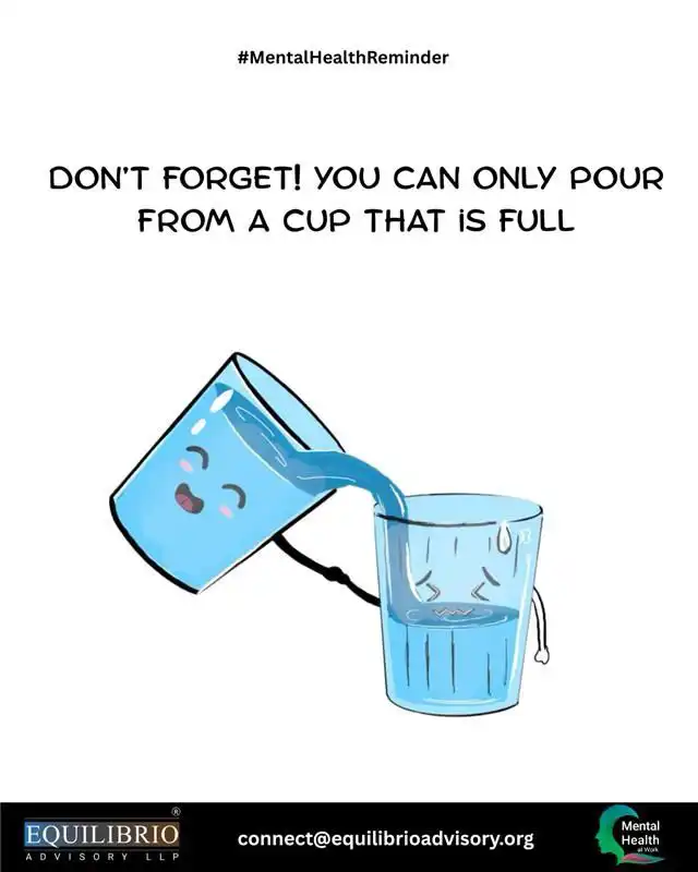 You cant pour from an empty cup 23 May 2025