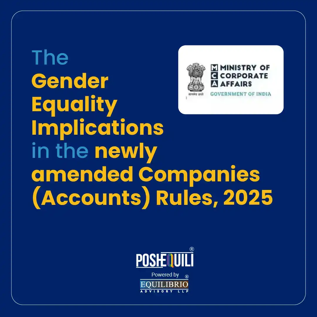 The Gender Equality Implications in the newly amended Companies Accounts Rules 2025 1