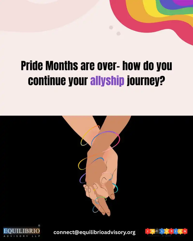 Allyship doesnt stop after the Pride Months of June and July — its a year round commitment 22nd Aug 2025