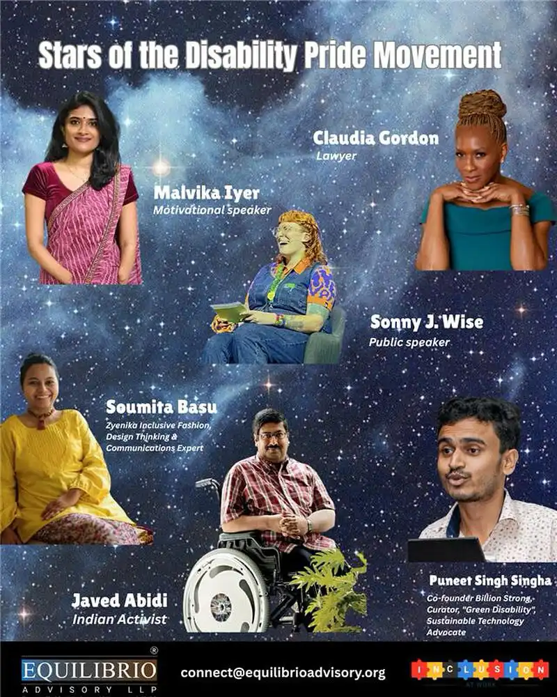 celebrate the incredible stars of the Disability Pride movement 8th Aug 2025