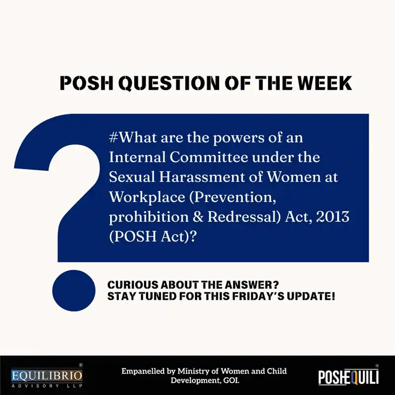 POSH Certification Workshop Alert