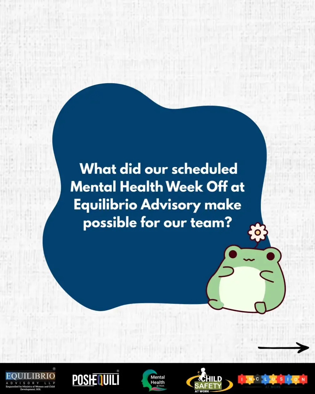 At Equilibrio Advisory LLP we truly believe that rest is essential for wellbeing 31st Oct 2025