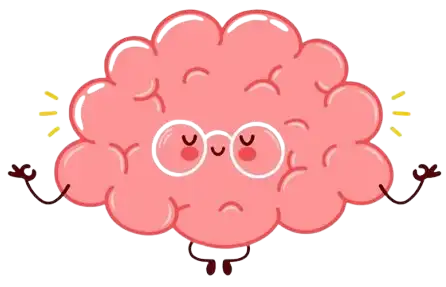Cute funny human brain organ meditate character 24th October 2025 removebg preview