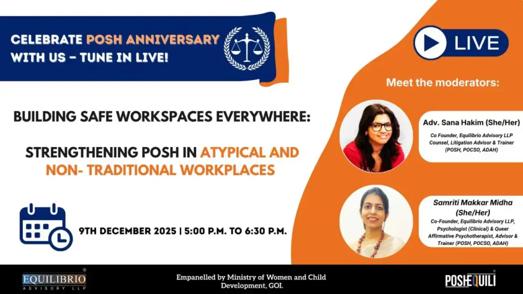 Strengthening POSH in Atypical and Non Traditional Workplaces