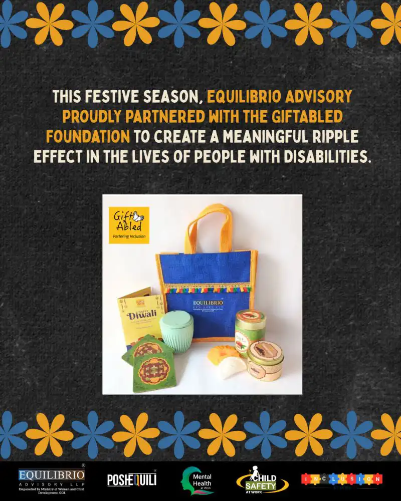 This festive season Equilibrio Advisory LLP aligned with GiftAbled Foundation 28th Nov 2025