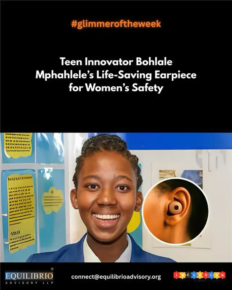 South African teen Bohlale Mphahlele from Limpopo has designed a discreet earpiece 5th Dec 2025
